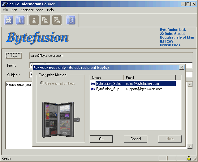 bytefusion secure information courier